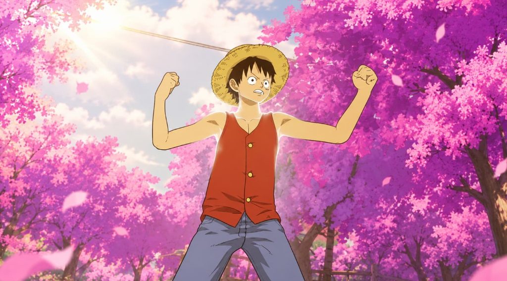 The Monkey D. Luffy Fortnite x One Piece Skin. Image Credits: HYPEX, Epic Games