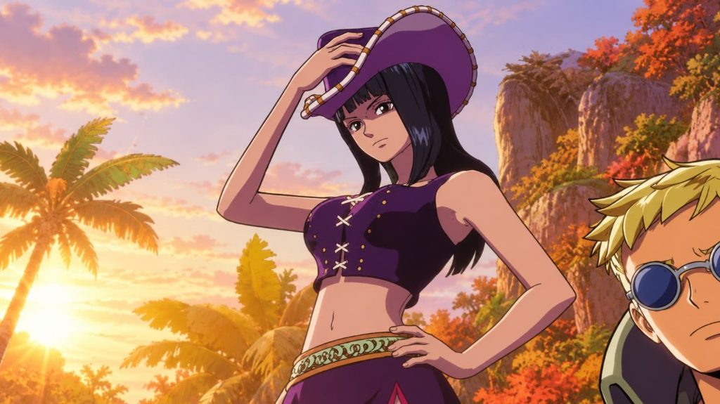 The Nico Robin Fortnite x One Piece Skin. Image Credits: HYPEX, Epic Games