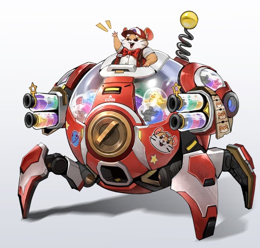 The Wrecking Ball skin contest winner turns him into a gacha machine. Image Credits: Squiddd101, Blizzard